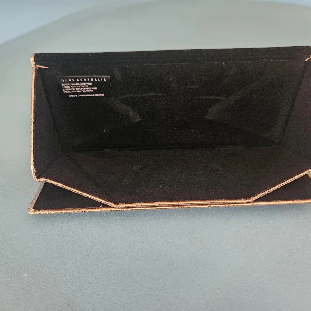 Quay Australia Rose Gold Sunglasses Case